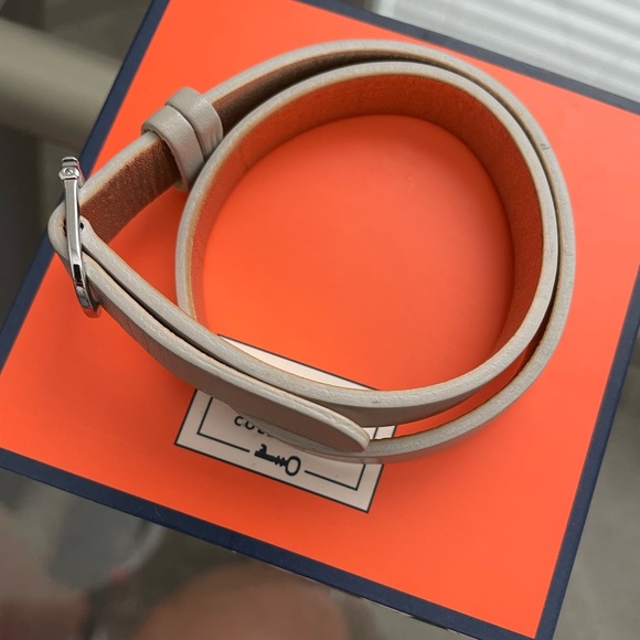 Double wrap reversible leather bracelet - Picture 2 of 2